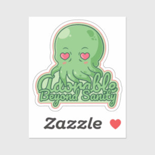 Pegatina Kawaii Cthulhu