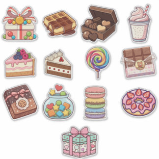 Pegatina Kawaii Happy Cloud Sticker – Cute Pastel Cartoon W