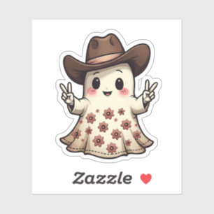 Pegatina Kawaii japonés pastel chico fantasma Halloween