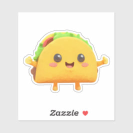 Pegatina Kawaii Taco