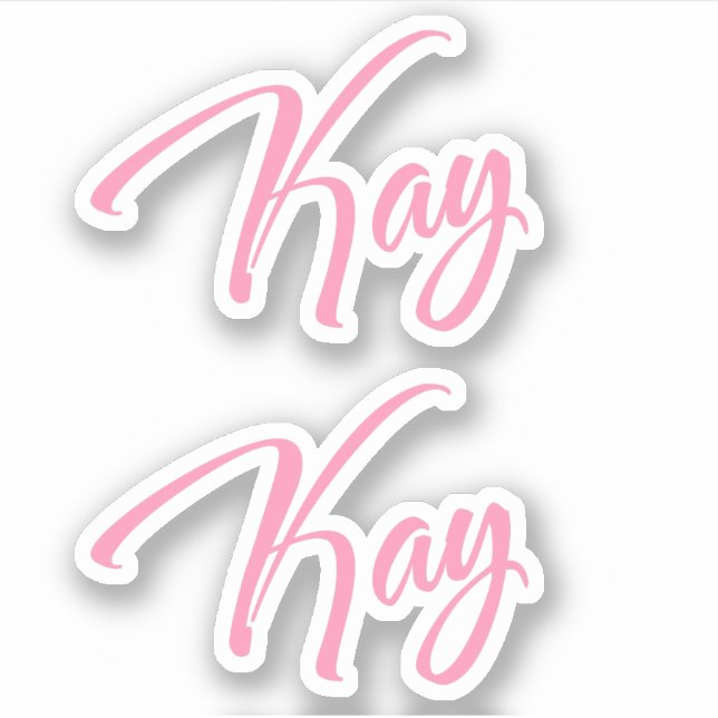 Pegatina Kay x2 (Anverso)