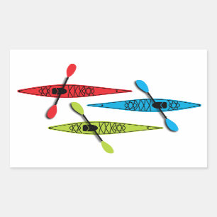 pegatina kayak