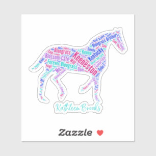 Pegatina Keeneston Horse Vinyl
