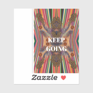 Pegatina Keep Going – Motivational Quote Sticker
