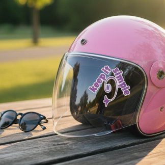 Pegatina Keep It Simple Purple