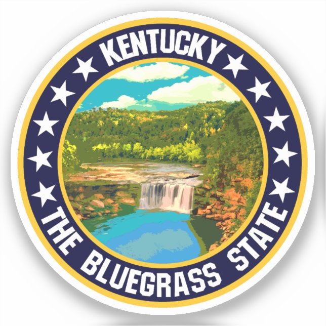 Pegatina Kentucky (Anverso)