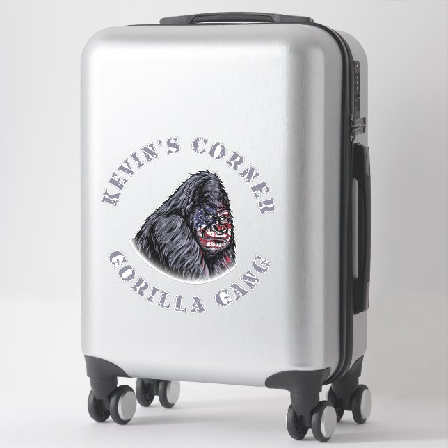 Pegatina Kevin's Corner GORILLA GANG (Maleta)