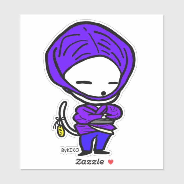 Pegatina KhabullyMouse鼠小僧 (Hoja)