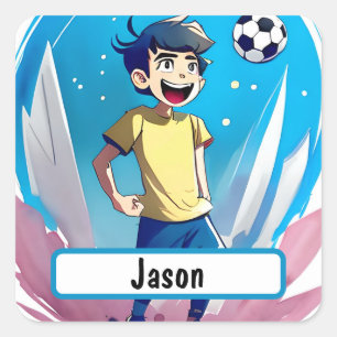 Pegatina Kicker Con Nombre De Personalizable