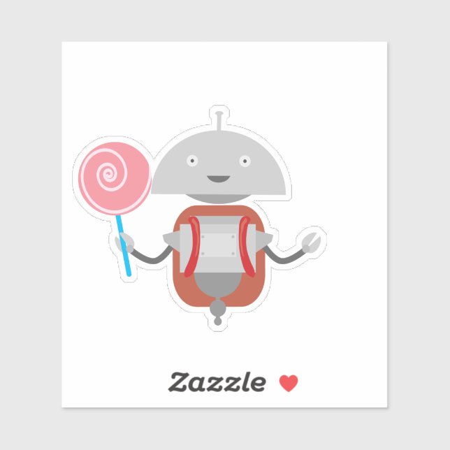 Pegatina Kid Mia con la cara limpia (Hoja)