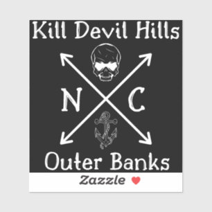 Pegatina Kill Devil Hills Outer Banks