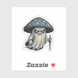 Pegatina Killer 'Shroom – Spooky Ghost with Knife