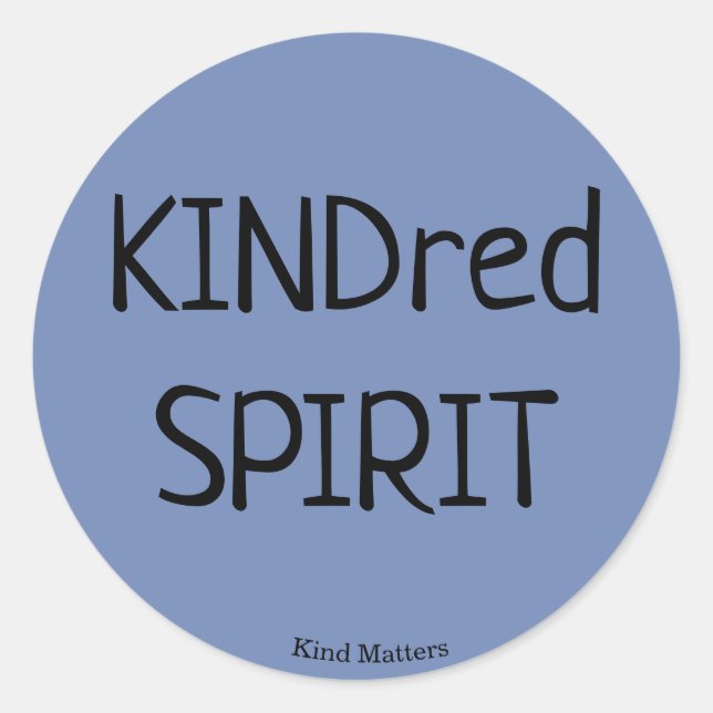 Pegatina KINDred SPIRIT (Anverso)