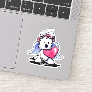 Pegatina KiniArt Angel Westie