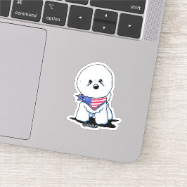 Pegatina KiniArt Bichon Frise
