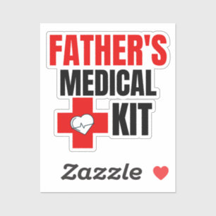 Pegatina Kit médico para el padre
