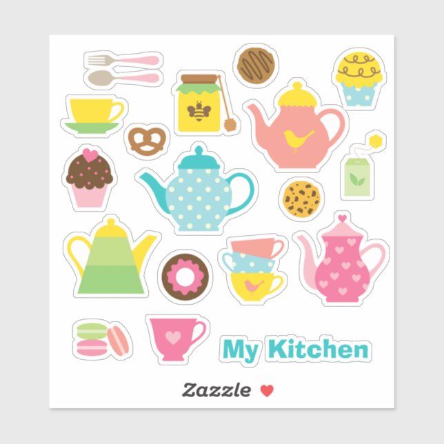 Pegatina Kitchen Sticker Set (Hoja)