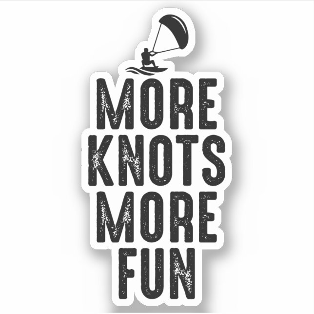 Pegatina Kitesurfing Kiteboarding Kite montar deportes de v (Anverso)