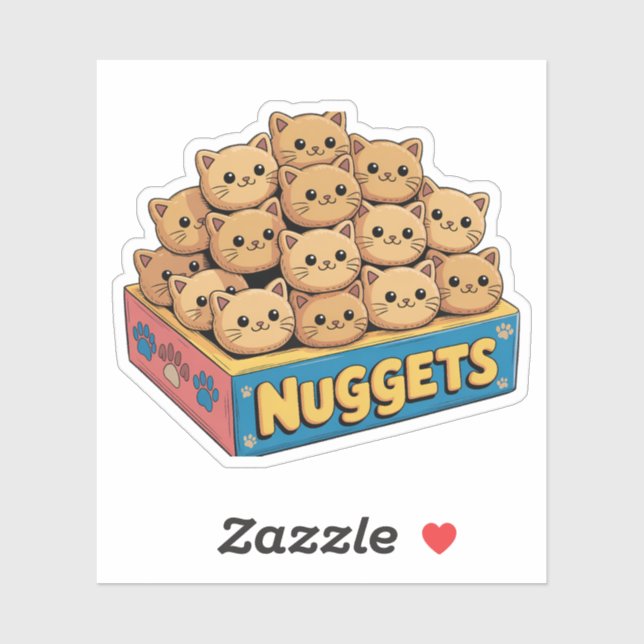 Pegatina Kitten Nugets Sticker (Hoja)