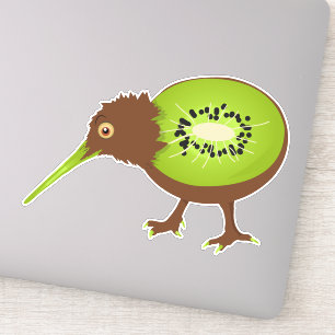 Pegatina Kiwi Bird Funny Fruit