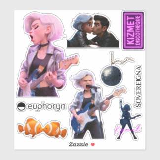 Pegatina Kizmet Collection: Official MV Kiss-cut