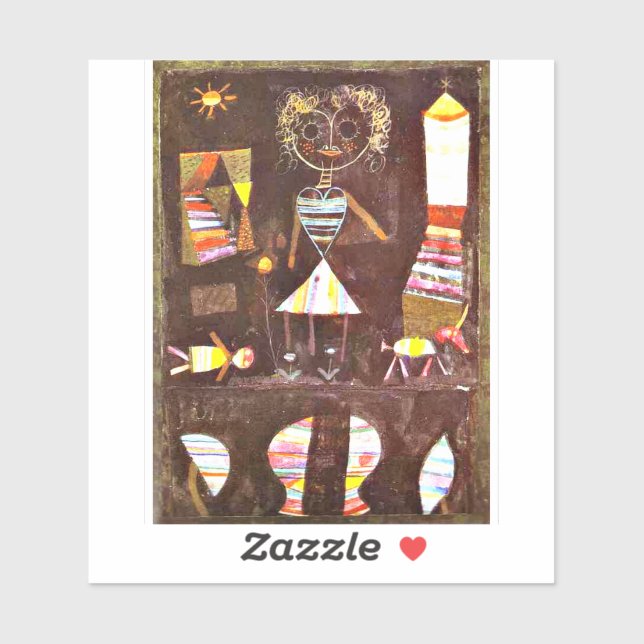 Pegatina Klee - Teatro de marionetas (Hoja)