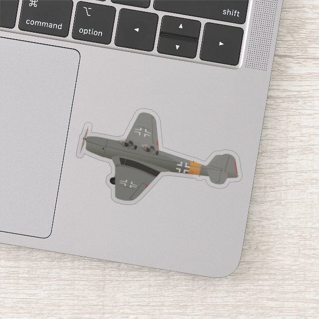 Pegatina Klemm Kl 35 Avión Alemán WW2 (Detalle)