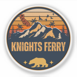 Pegatina Knights Ferry, California