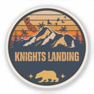 Pegatina Knights Landing, California