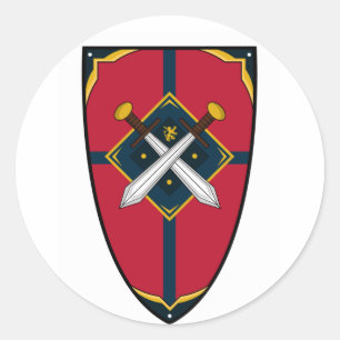 Pegatina Knights Shield