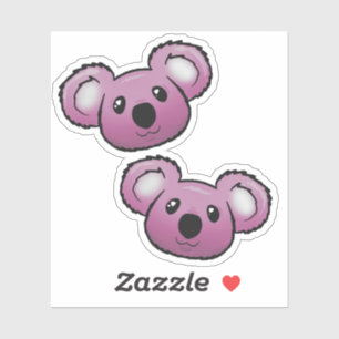 Pegatina Koalas rosadas
