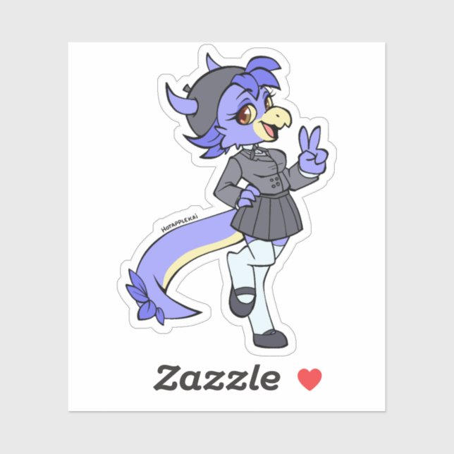 Pegatina ¡Kobold Jean! (Hoja)