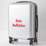 Pegatina Koffer Aufkleber<br><div class="desc">Aufkleber</div>