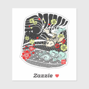 Pegatina Koi Fish Tattoo