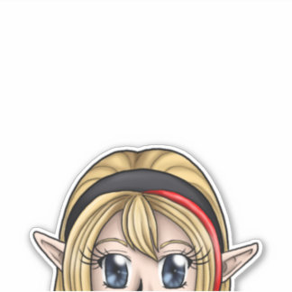 Pegatina Kojika Peeking Decal