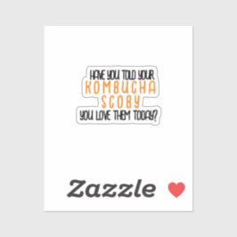Pegatina KombuchaScobyLove-Vinyl
