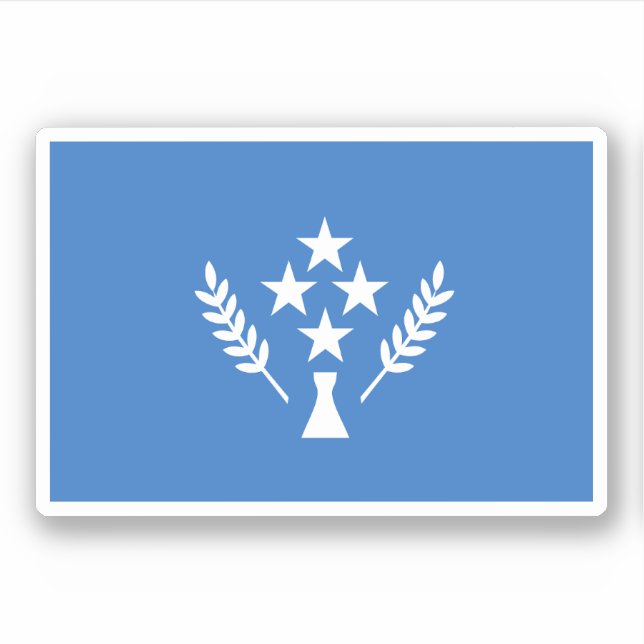 Pegatina Kosrae (Anverso)