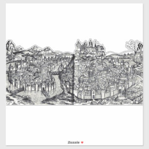 Pegatina Krakow ciudades más antiguas de Polonia