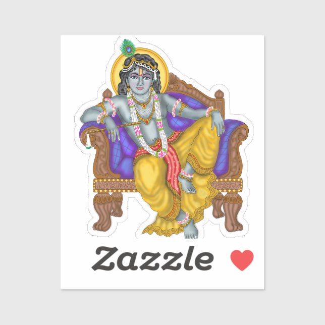 Pegatina Krishna Sticker (Hoja)