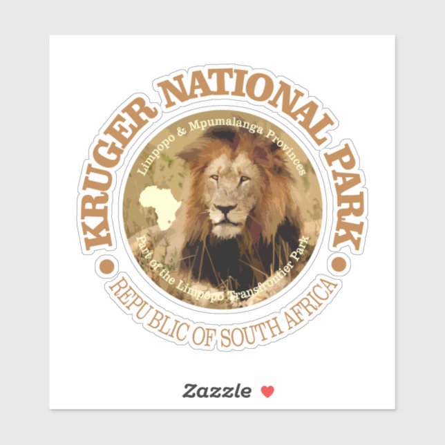 Pegatina Kruger NP (Hoja)