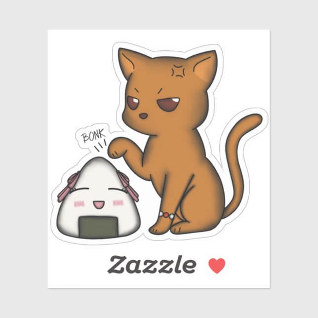 Pegatina Kyo and Tohru  (Hoja)