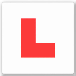 Pegatina L-Plate Learner Driver / Bachelorette Hen Night