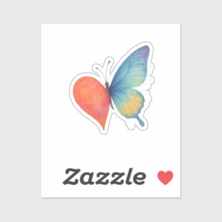 Pegatina La afluencia del corazón