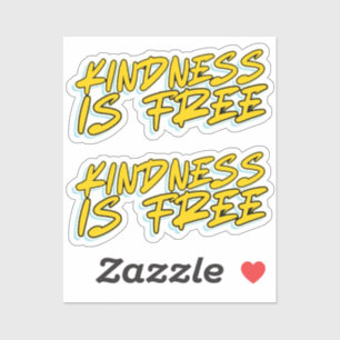 PEGATINA LA AMABILIDAD ES GRATUITA