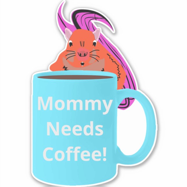 Pegatina La ardilla traviesa #156 (Anverso)