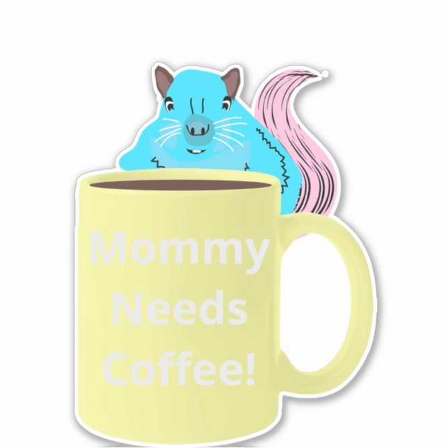 Pegatina La ardilla traviesa #253 (Anverso)