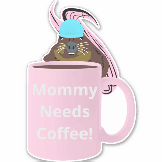 Pegatina La ardilla traviesa #342 (Anverso)