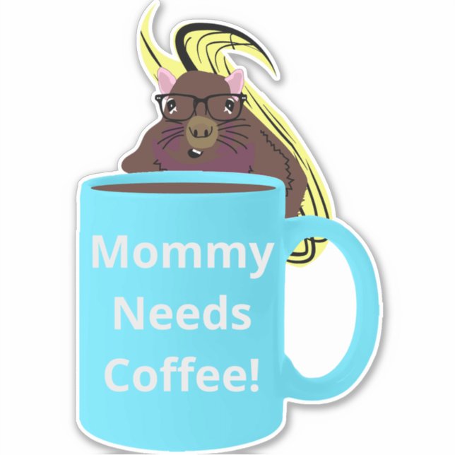 Pegatina La ardilla traviesa #524 (Anverso)