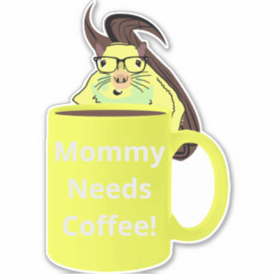Pegatina La ardilla traviesa #Copa250 del café