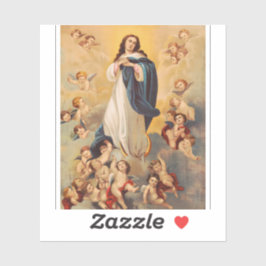 Pegatina La asunción de la Virgen María